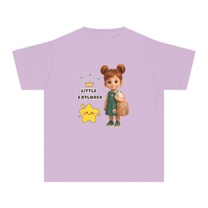 Youth Little Explorer T-Shirt | Kids Adventure Tee | Toddler Travel Shirt | Cute Graphic Children’s Clothing Gift