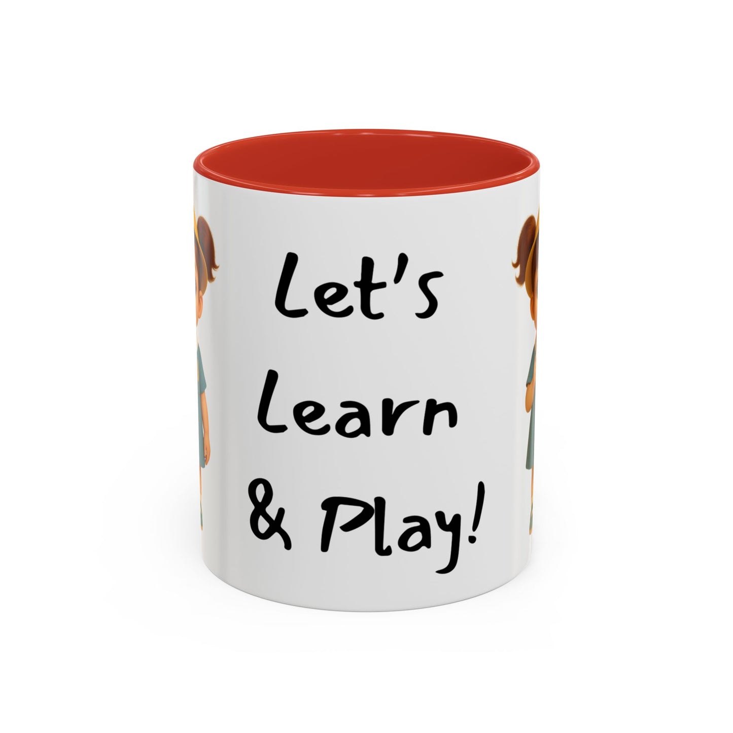 Playful Kids' Mug – Cute Children's Ceramic Cup, Dishwasher & Microwave Safe, Perfect Gift for Teachers, Birthdays, Educational Fun