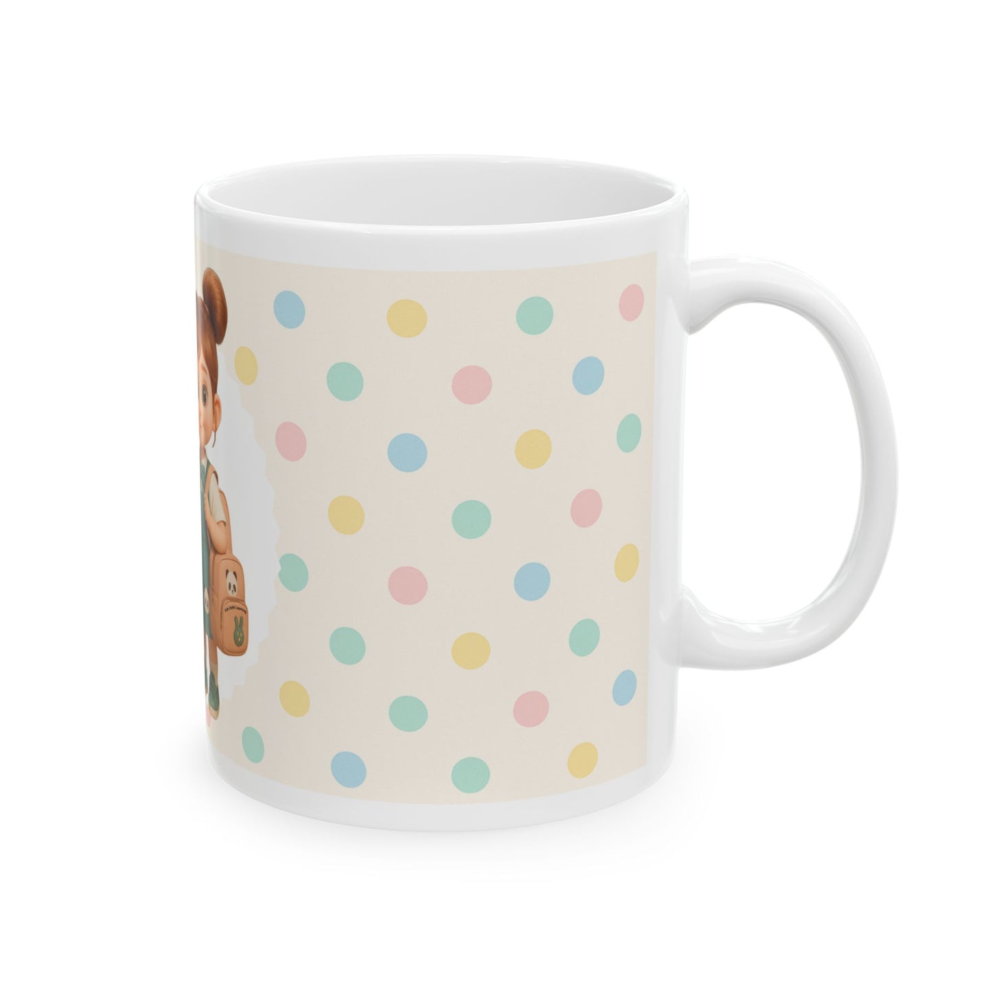 Kids Ceramic Mug - Little Explorer Character Design | Fun Gift Idea for Birthdays and Playdates