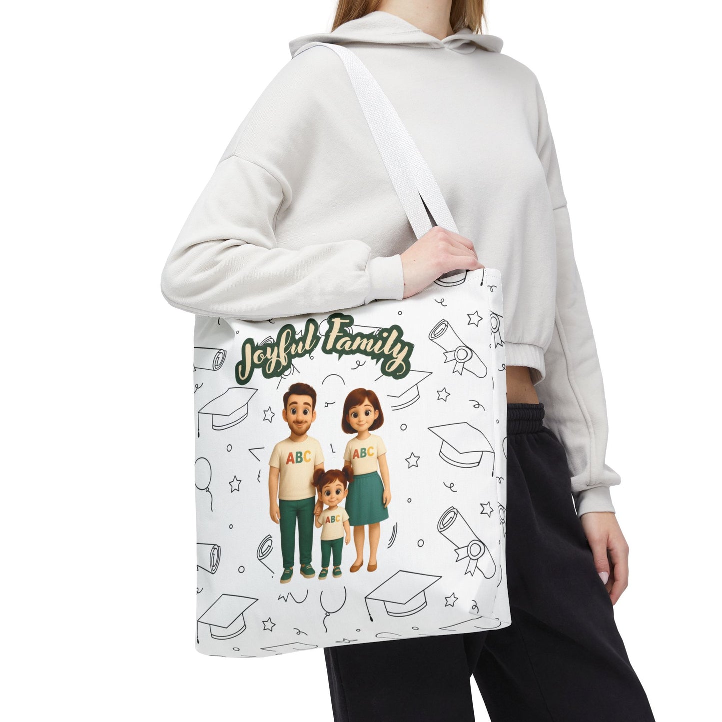 Joyful Family Tote Bag – Stylish, Durable & Customizable Gift