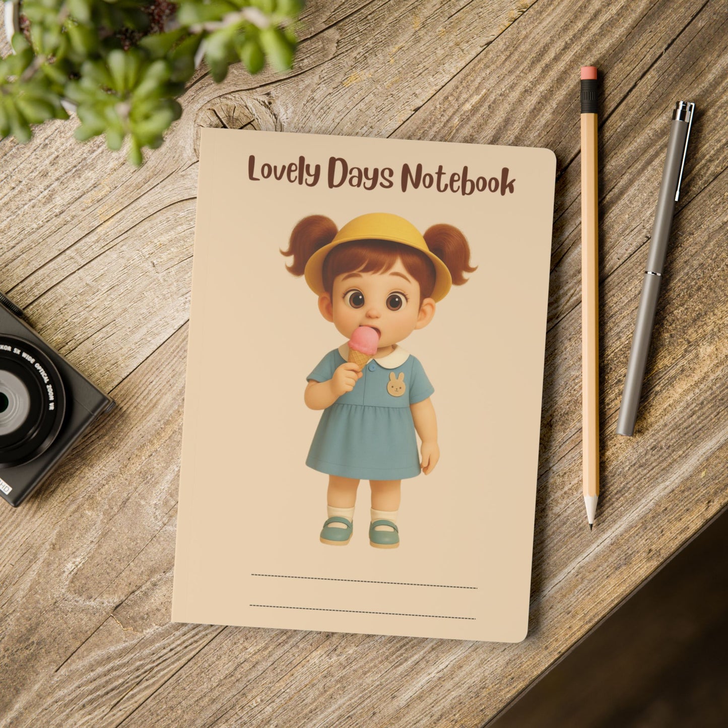 Cute Kids Journal – Adorable Softcover Notebook for Kids, School, Creative Writing, Lovely Days Gift