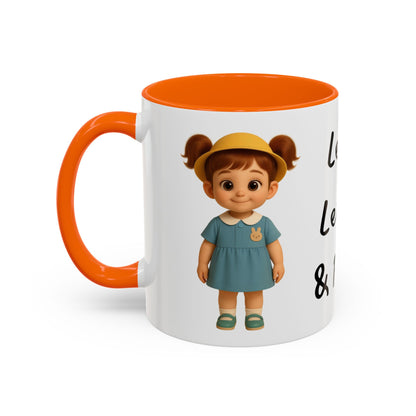 Playful Kids' Mug – Cute Children's Ceramic Cup, Dishwasher & Microwave Safe, Perfect Gift for Teachers, Birthdays, Educational Fun