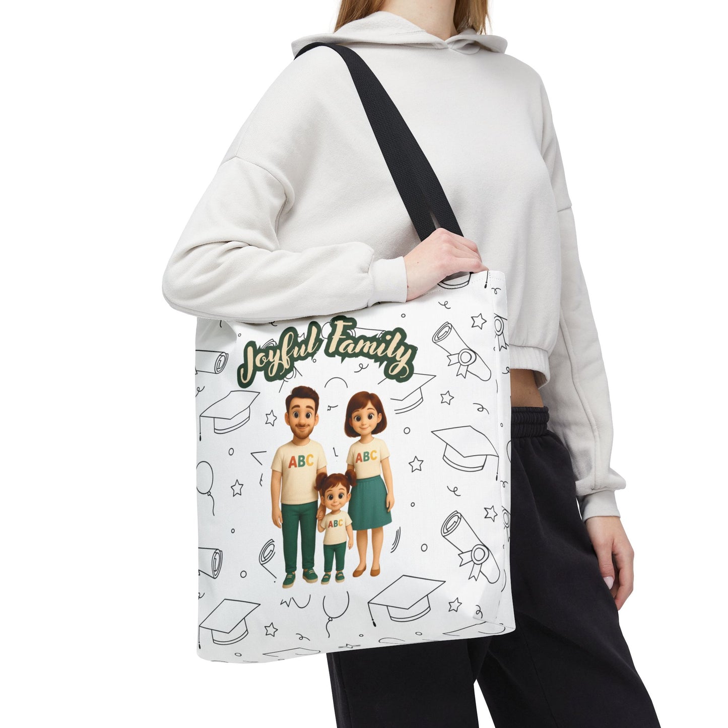 Joyful Family Tote Bag – Stylish, Durable & Customizable Gift