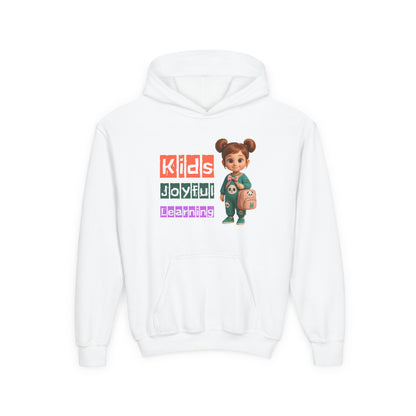 Kids Joyful Learning Hoodie – Youth Pullover Sweatshirt, Fun Graphic Hoodie for Kids, School & Play Outfit, Gift for Students