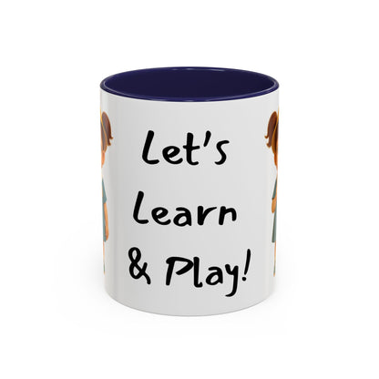 Playful Kids' Mug – Cute Children's Ceramic Cup, Dishwasher & Microwave Safe, Perfect Gift for Teachers, Birthdays, Educational Fun