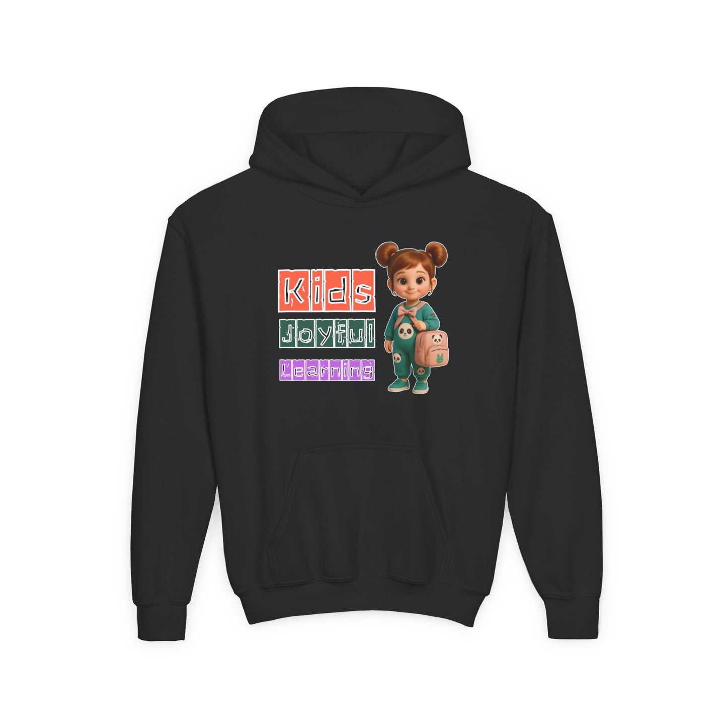 Kids Joyful Learning Hoodie – Youth Pullover Sweatshirt, Fun Graphic Hoodie for Kids, School & Play Outfit, Gift for Students