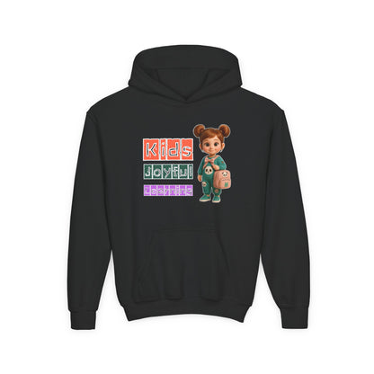 Kids Joyful Learning Hoodie – Youth Pullover Sweatshirt, Fun Graphic Hoodie for Kids, School & Play Outfit, Gift for Students