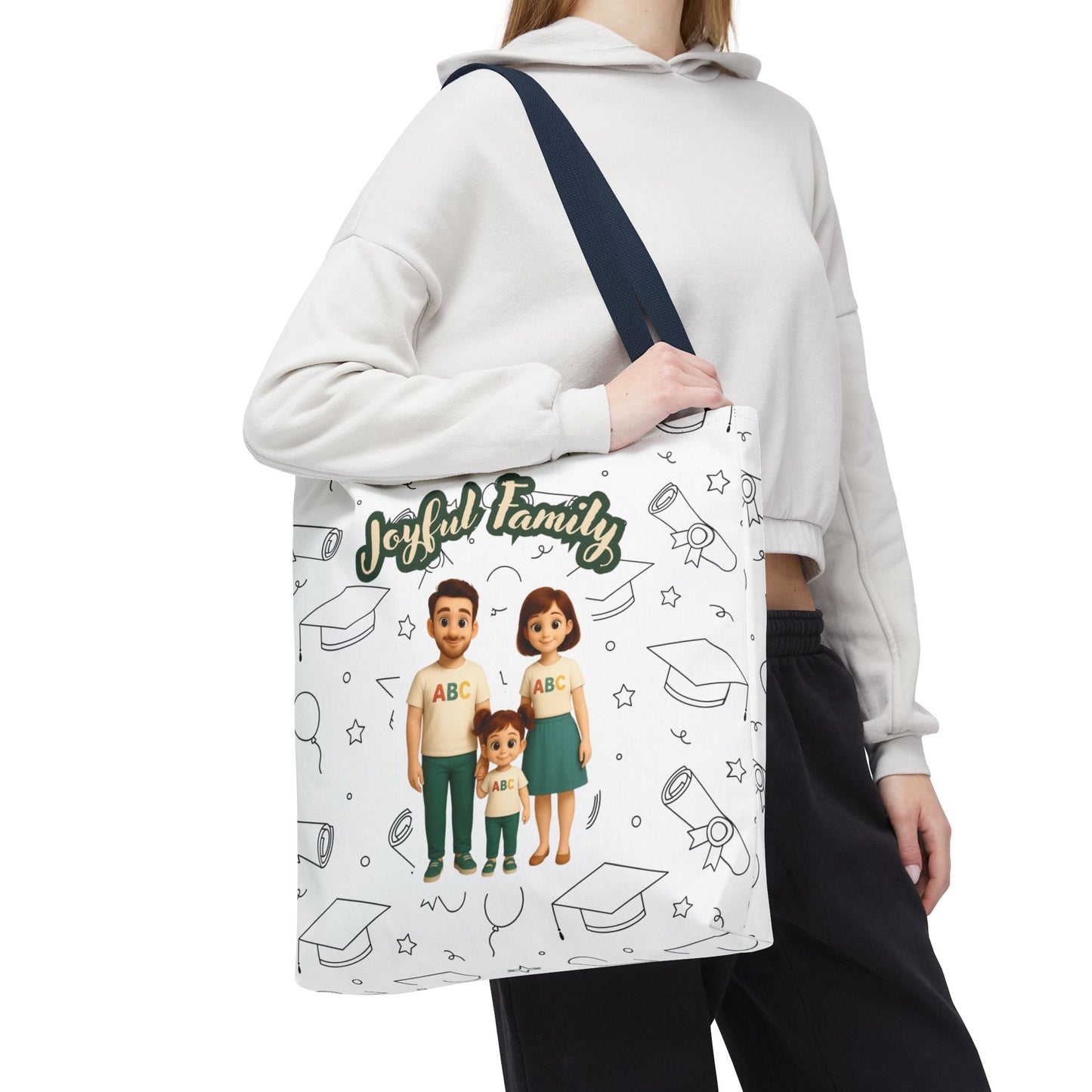 Joyful Family Tote Bag – Stylish, Durable & Customizable Gift