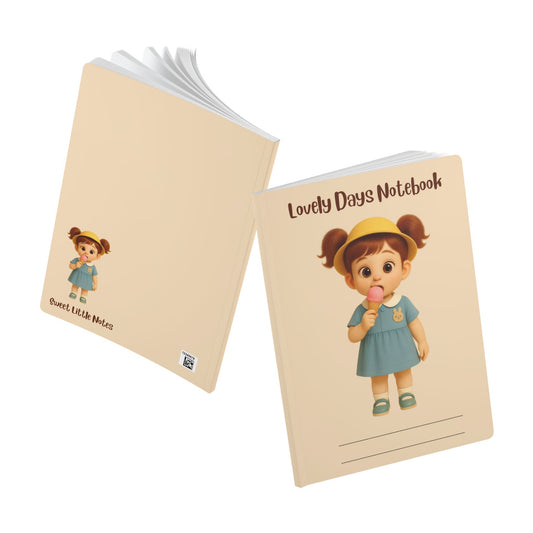 Cute Kids Journal – Adorable Softcover Notebook for Kids, School, Creative Writing, Lovely Days Gift