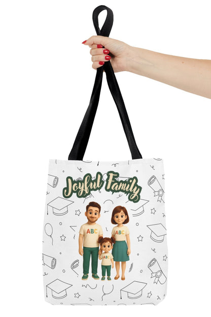 Joyful Family Tote Bag – Stylish, Durable & Customizable Gift