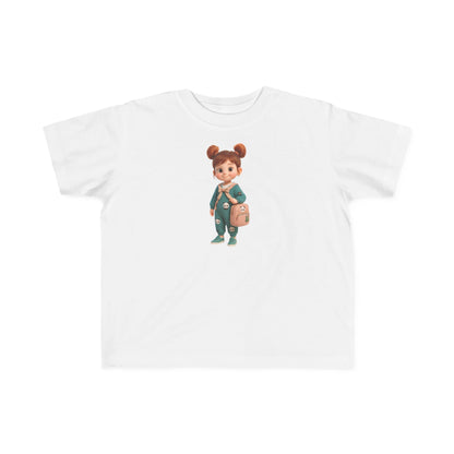 Toddler Cute Cartoon T-Shirt – Adorable Graphic Tee for Kids, Fun Toddler Outfit, Back-to-School Shirt