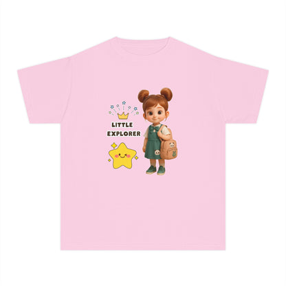 Youth Little Explorer T-Shirt | Kids Adventure Tee | Toddler Travel Shirt | Cute Graphic Children’s Clothing Gift