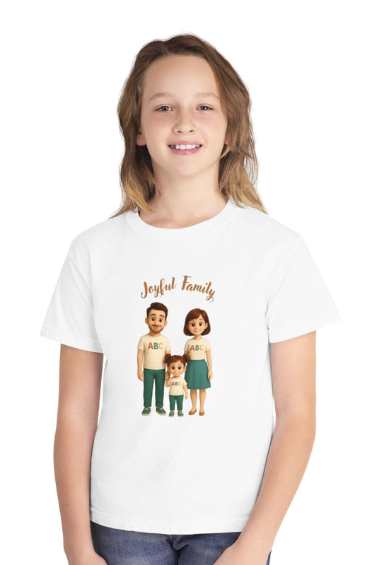 Kids’ Joyful Family Matching T-Shirt – Cute Outfit for Boys & Girls, Gift for Kids