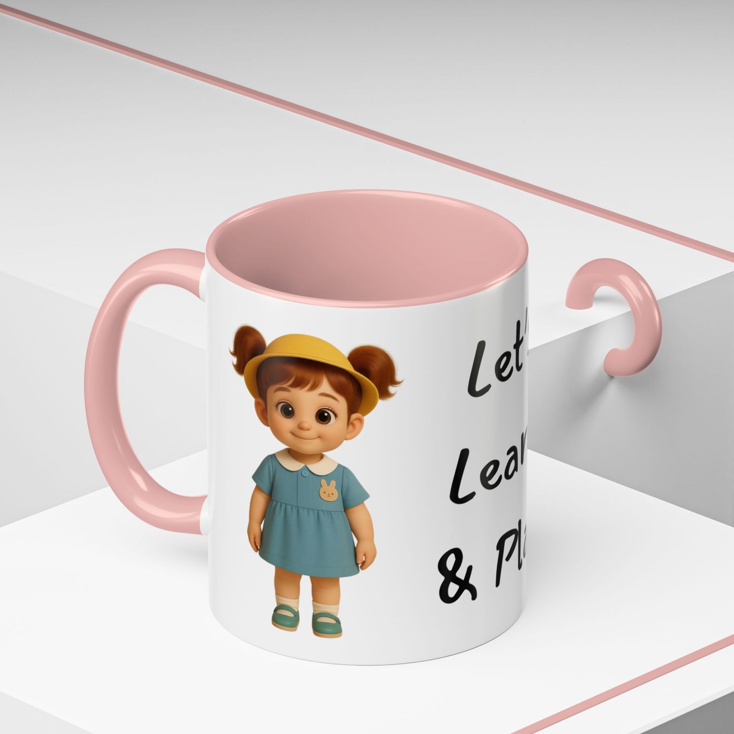 Playful Kids' Mug – Cute Children's Ceramic Cup, Dishwasher & Microwave Safe, Perfect Gift for Teachers, Birthdays, Educational Fun