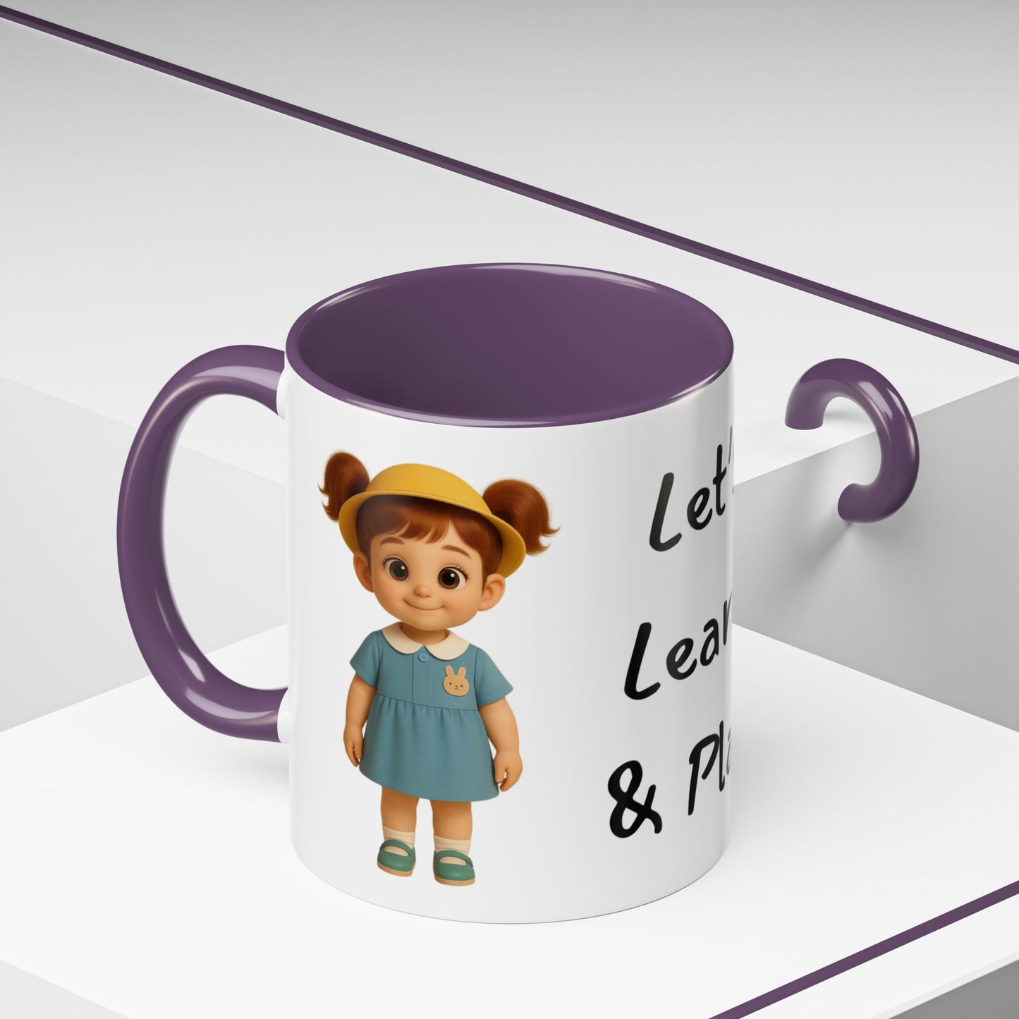 Playful Kids' Mug – Cute Children's Ceramic Cup, Dishwasher & Microwave Safe, Perfect Gift for Teachers, Birthdays, Educational Fun