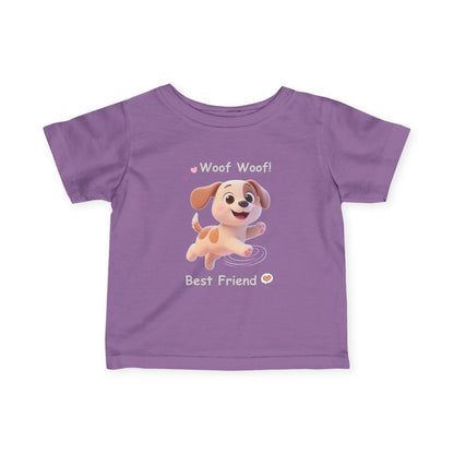 Cute Puppy Infant Tee – Baby Dog T-Shirt, Soft Jersey, Toddler Gift