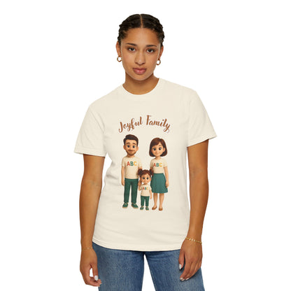 Mom’s Joyful Family Matching T-Shirt – Women’s Casual Tee, Mother’s Day Gift, Family Outfit