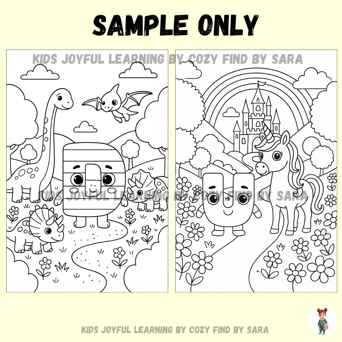 A–Z Alphabet Coloring Book for Kids – Fun Learning Printable PDF | Kids Joyful Learning