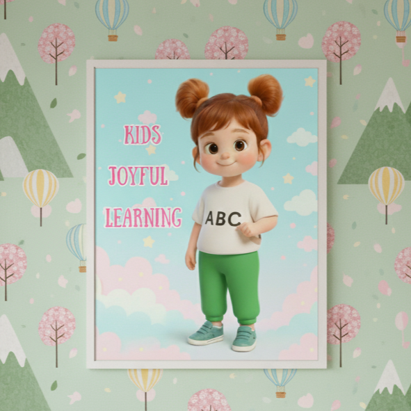 Kids Vertical Poster - Joyful Learning Educational