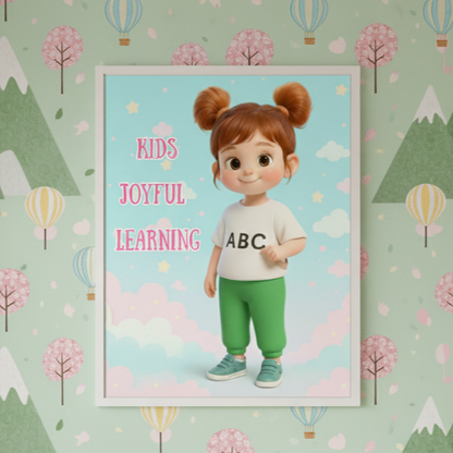 Kids Vertical Poster - Joyful Learning Educational