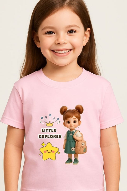 Youth Little Explorer T-Shirt | Kids Adventure Tee | Toddler Travel Shirt | Cute Graphic Children’s Clothing Gift